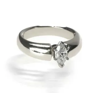 0.35-1.50 CT Marquise Cut Diamonds - Solitaire Ring