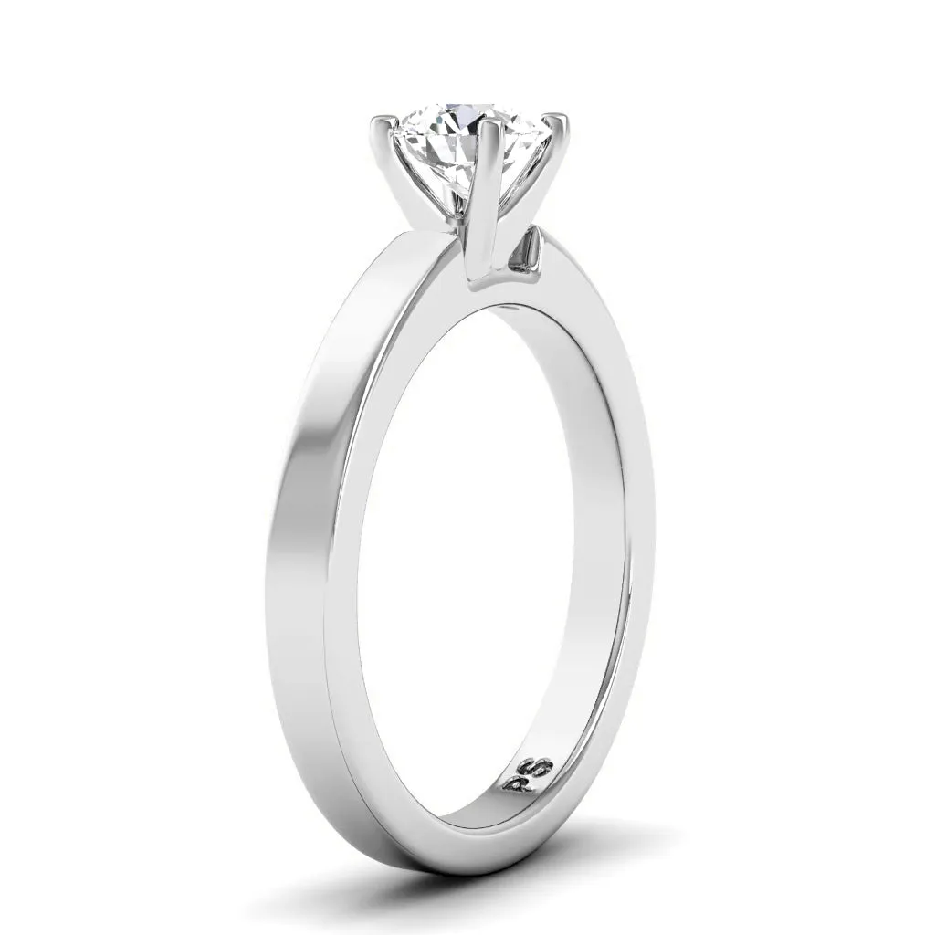 0.35-1.50 CT Round Cut Diamonds - Solitaire Ring