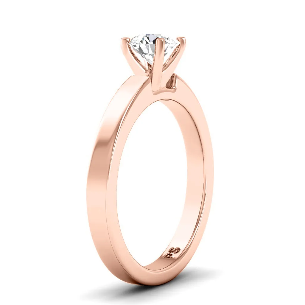 0.35-1.50 CT Round Cut Diamonds - Solitaire Ring