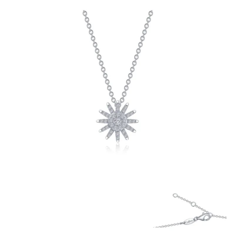 0.36 CTW Starburst Necklace