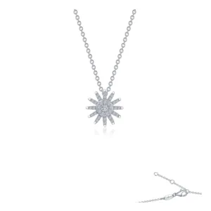 0.36 CTW Starburst Necklace