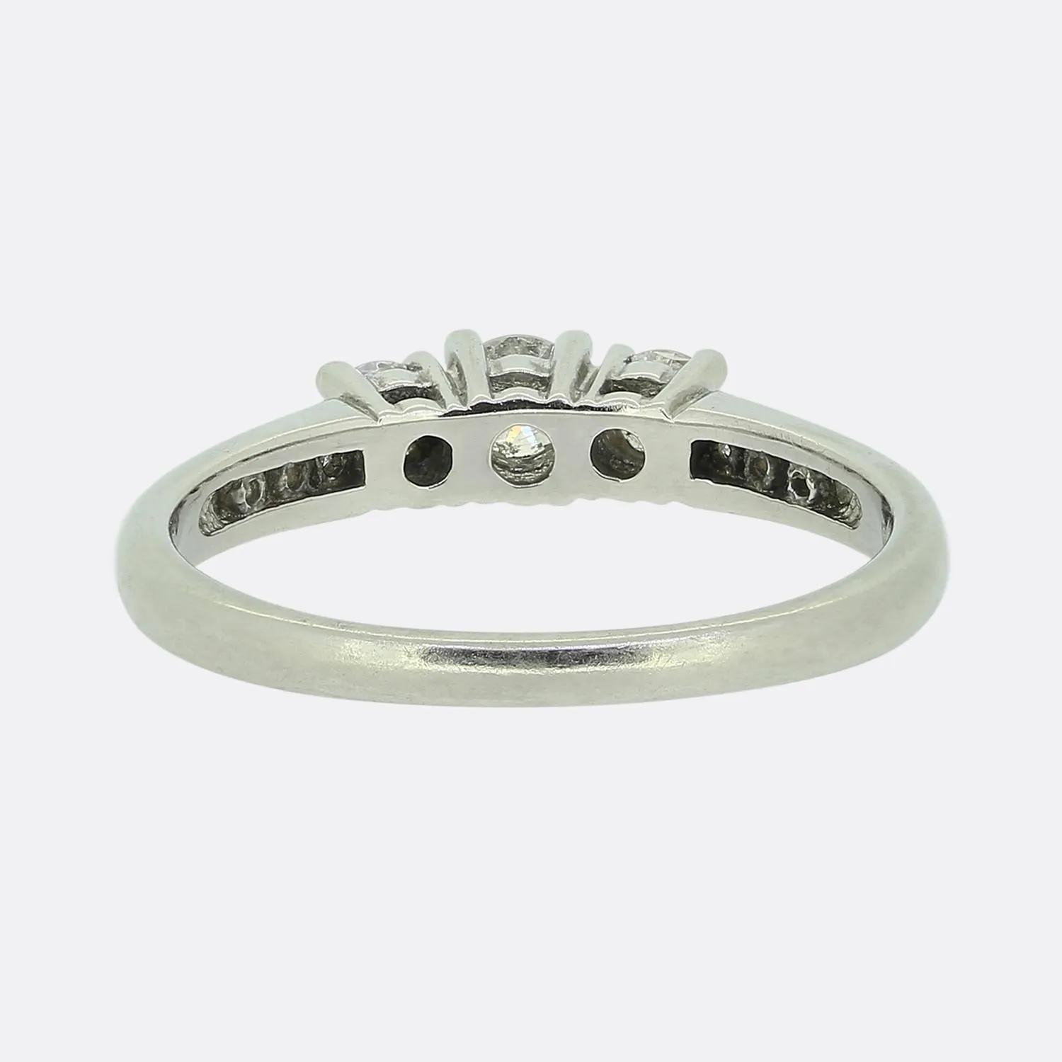 0.39 Carat Diamond Three-Stone Ring