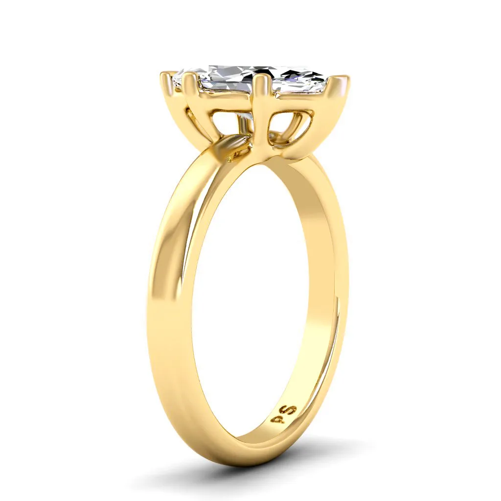 0.50-3.00 CT Marquise Cut Lab Grown Diamonds - Solitaire Ring