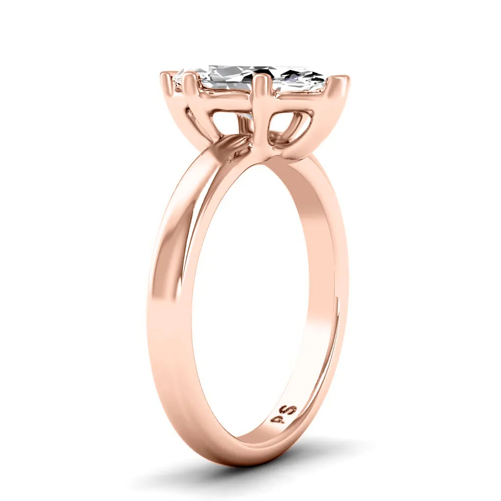 0.50-3.00 CT Marquise Cut Lab Grown Diamonds - Solitaire Ring