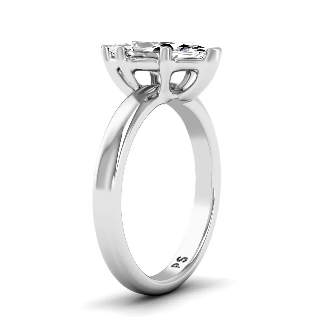 0.50-3.00 CT Marquise Cut Lab Grown Diamonds - Solitaire Ring