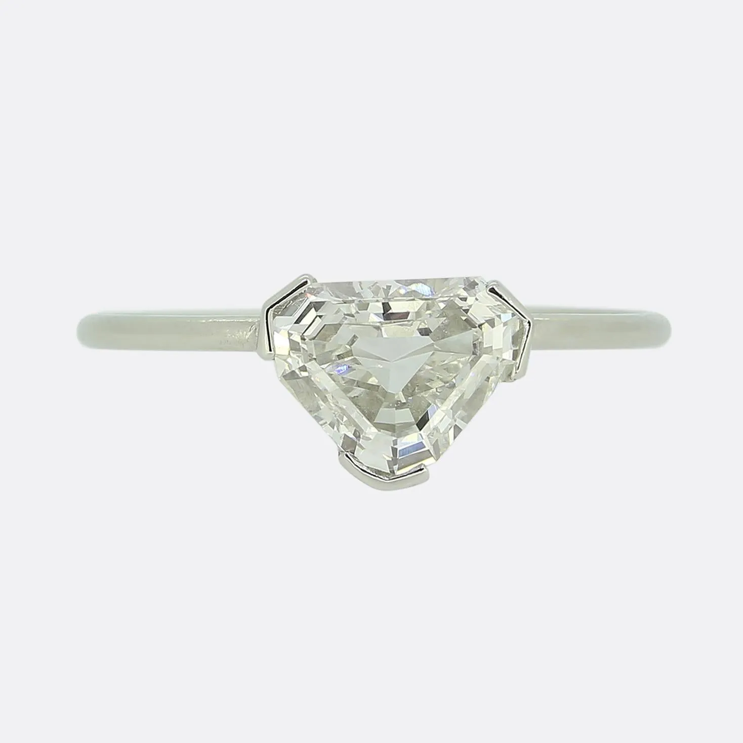 0.50 Carat Trilliant Diamond Solitaire Ring