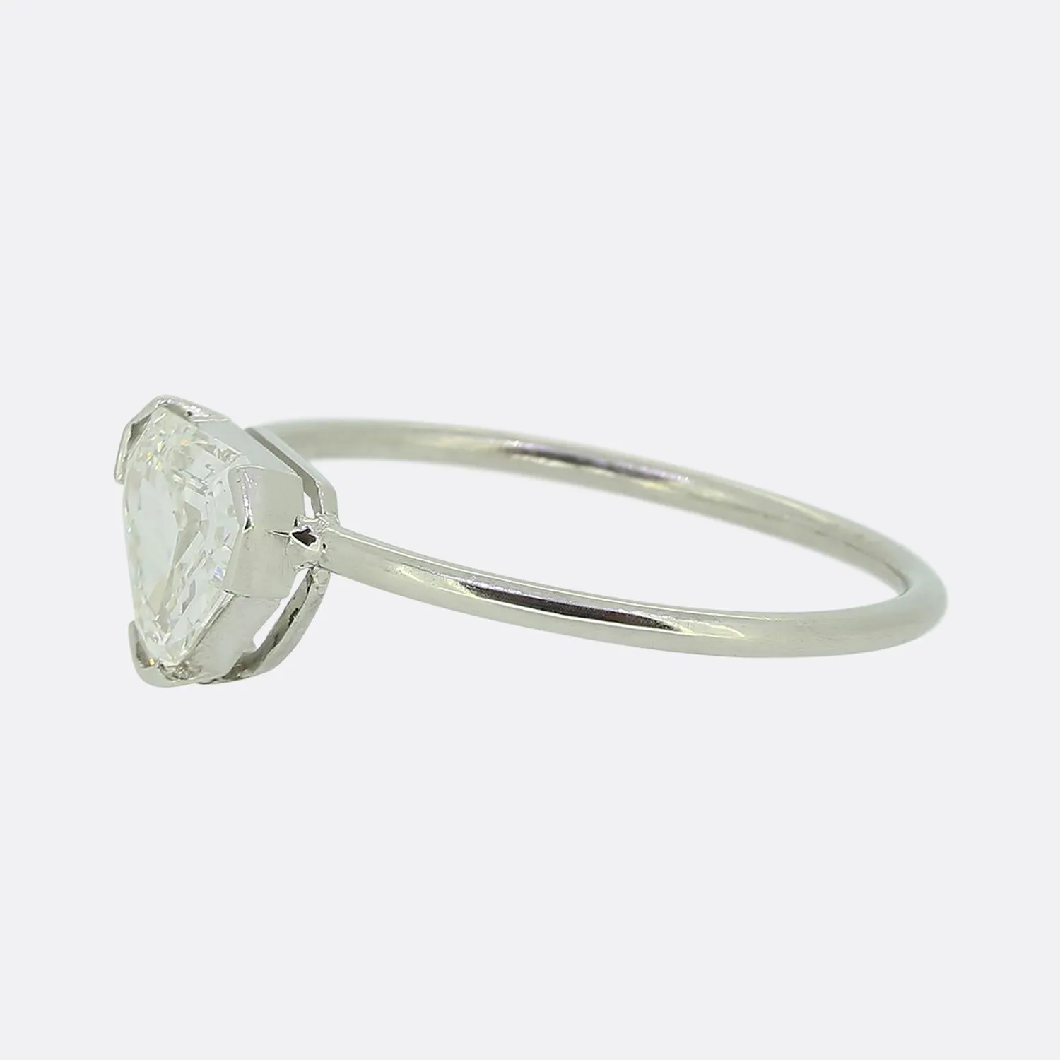 0.50 Carat Trilliant Diamond Solitaire Ring