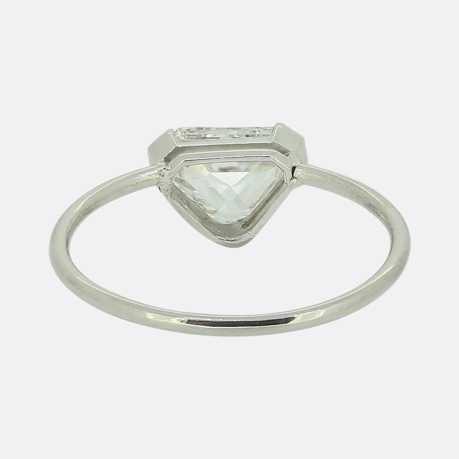 0.50 Carat Trilliant Diamond Solitaire Ring