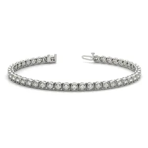 1.00 ctw Round Diamond Tennis Bracelet Milgrain