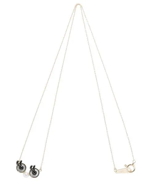 【10K Yellow Gold / Order Jewelry】Black Eyed Necklace【Japan Jewelry】