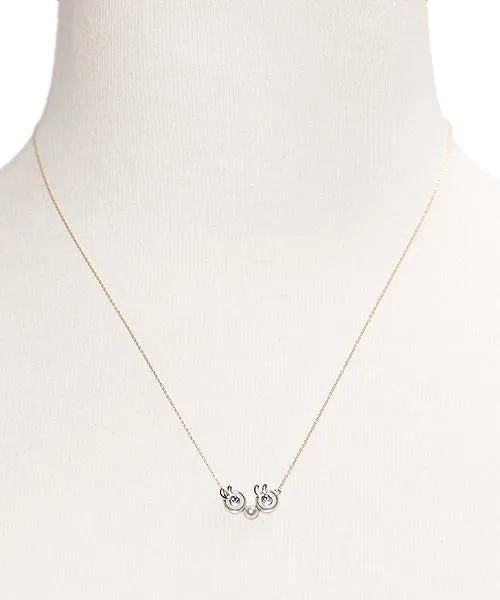 【10K Yellow Gold / Order Jewelry】Blue Eyed Necklace【Japan Jewelry】