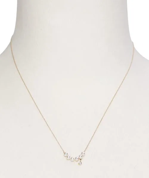 【10K Yellow Gold / Order Jewelry】Pearly White Smile Necklace【Japan Jewelry】