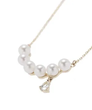 【10K Yellow Gold / Order Jewelry】Pearly White Smile Necklace【Japan Jewelry】