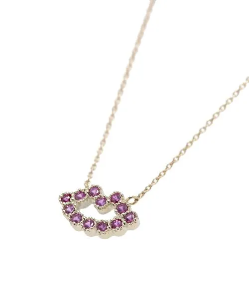 【10K Yellow Gold / Order Jewelry】Rouge Lip Necklace【Japan Jewelry】