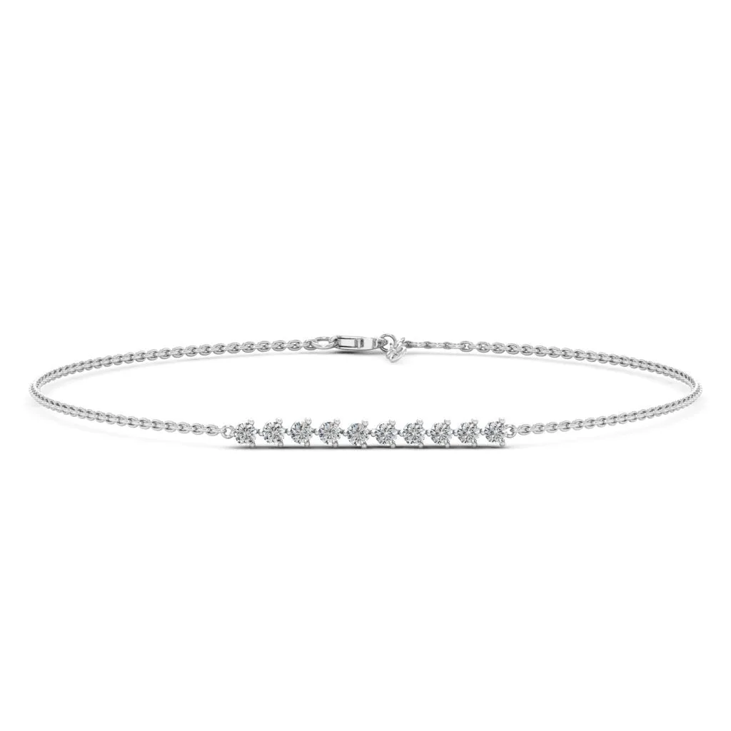1.10 d.e.w cts Anadriel Moissanite Bracelet