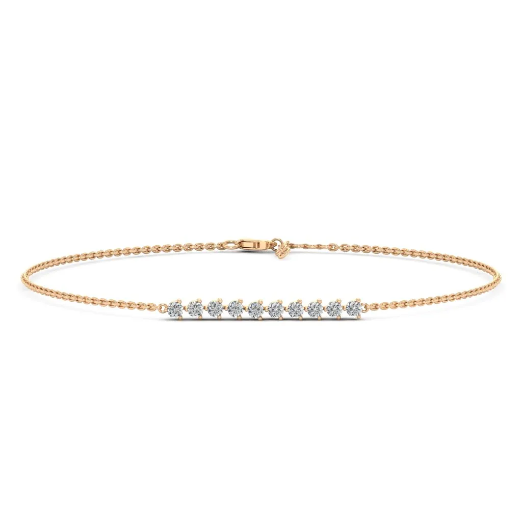 1.10 d.e.w cts Anadriel Moissanite Bracelet