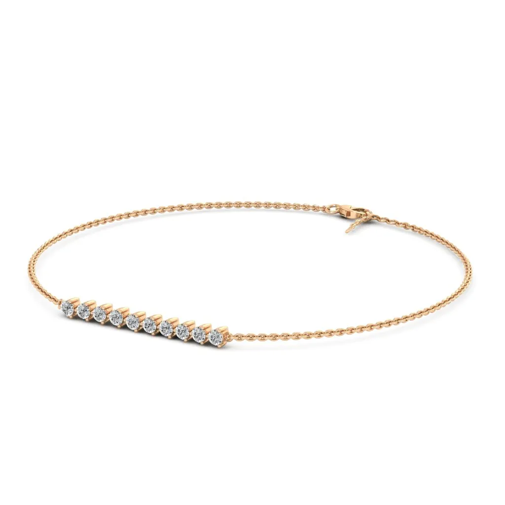 1.10 d.e.w cts Anadriel Moissanite Bracelet