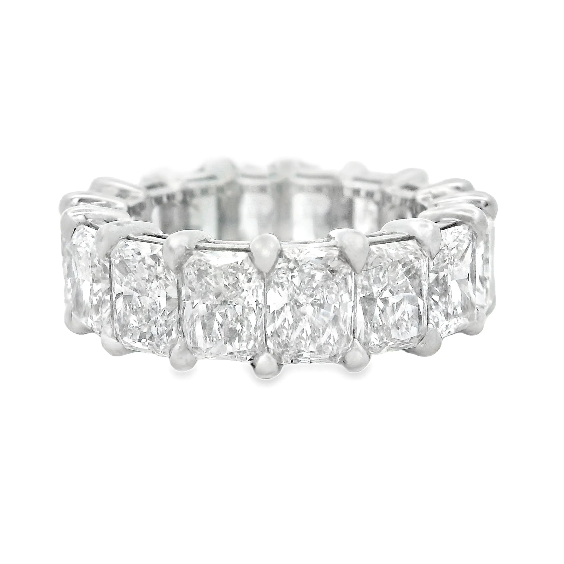 11.24ct 18k White Gold Diamond Eternity Band