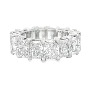 11.24ct 18k White Gold Diamond Eternity Band