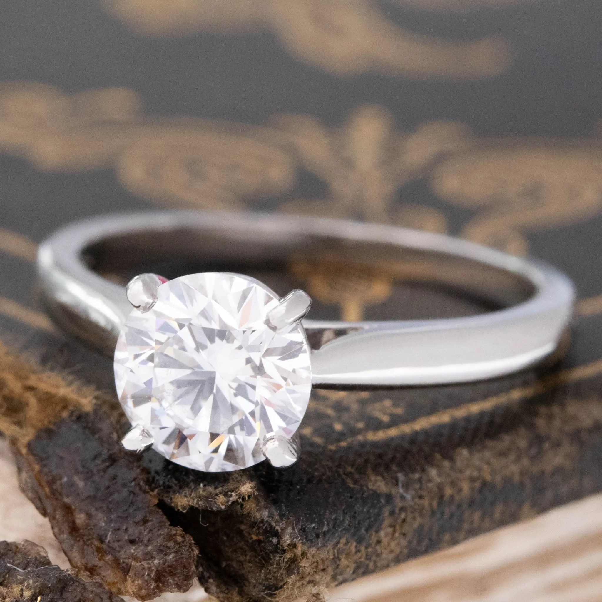 1.17ct Round Brilliant Cut Diamond Solitaire by Cartier