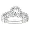 14K 1.50CT-Diamond Round-Cut Solitaire Bridal-Set