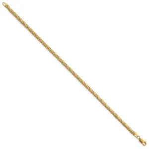 14K 8 inch 2.3mm Franco with Lobster Clasp Bracelet