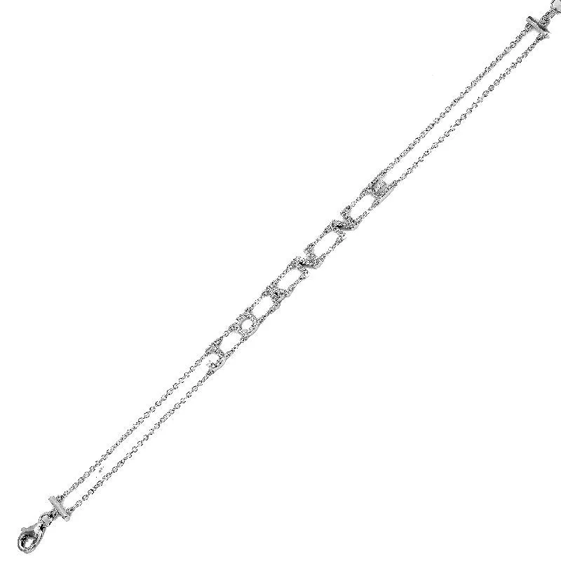 14K Diamond Personalized Bracelet (5.0mm)- Customize yours!