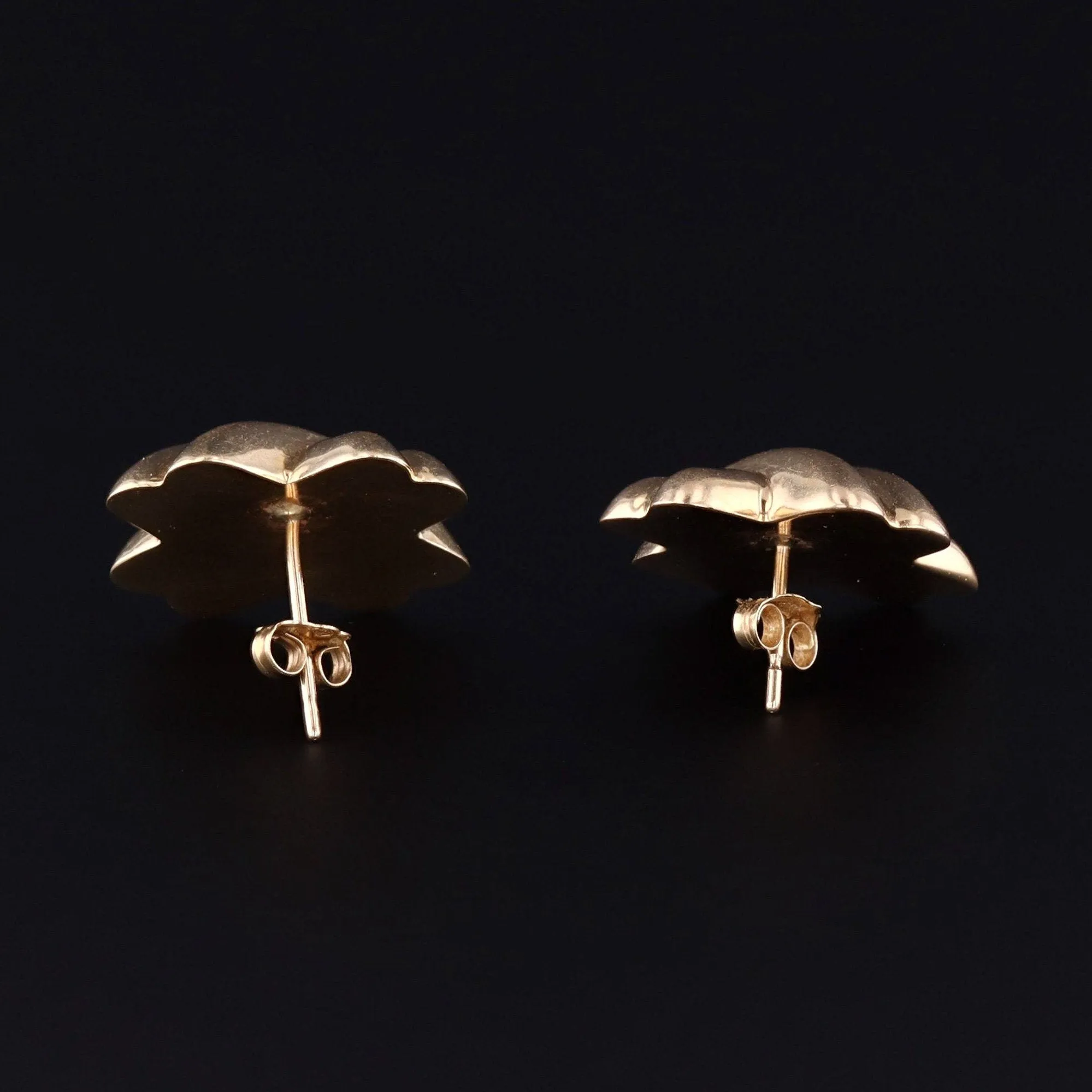 14k Gold Earrings | Vintage Gold Earrings