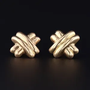 14k Gold Earrings | Vintage Gold Earrings