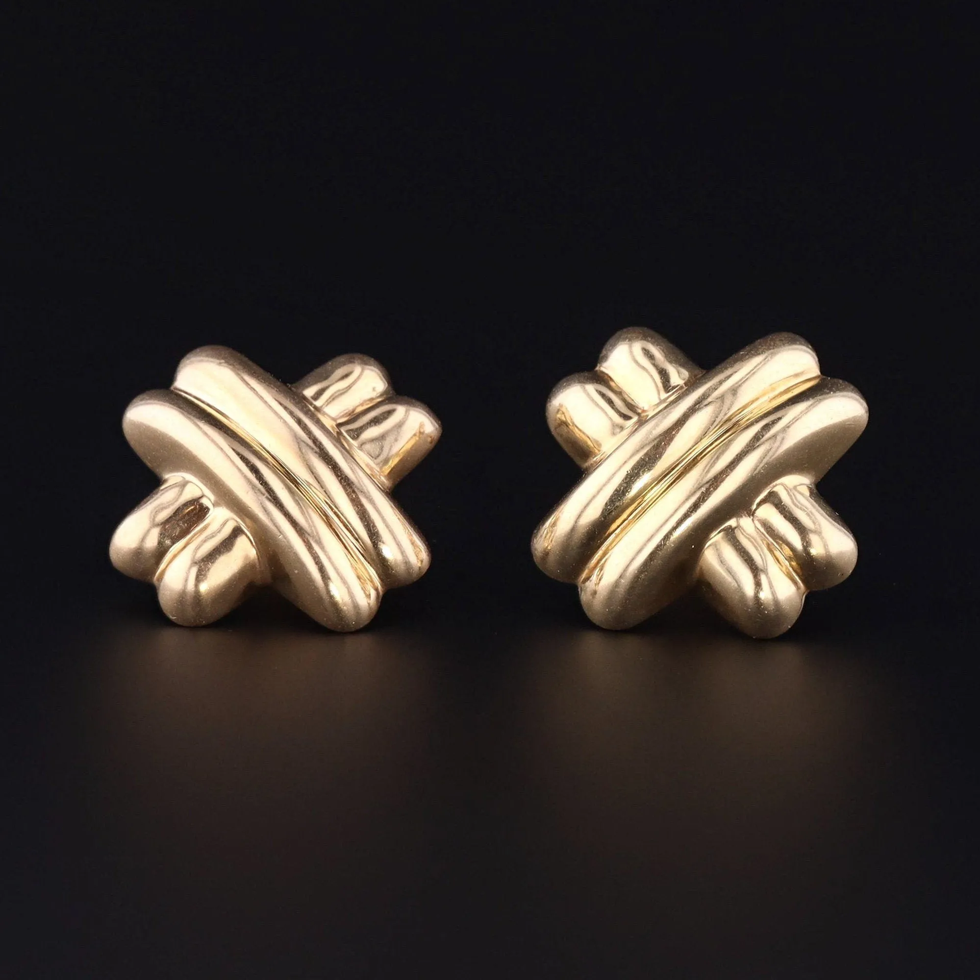 14k Gold Earrings | Vintage Gold Earrings