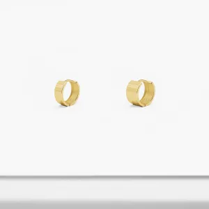 14k Solid Gold Extra Bold Hoop Earring