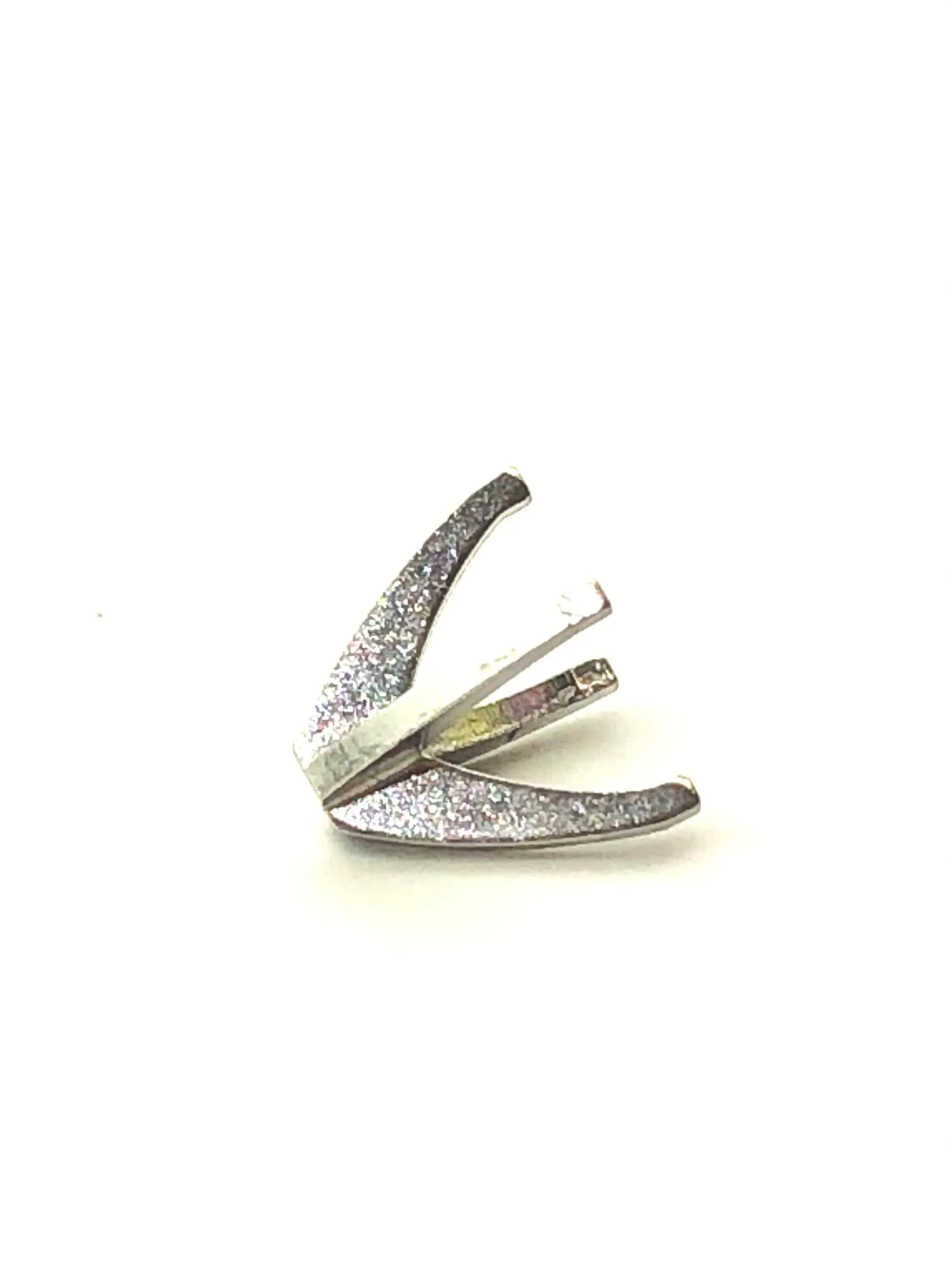 14K White Gold Setting W/o Peg 4 Prong 3.0CT Platinum Sku#S41-3.0