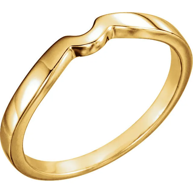 14k Yellow Gold #2 Band for Tulipset® Ring, Size 6