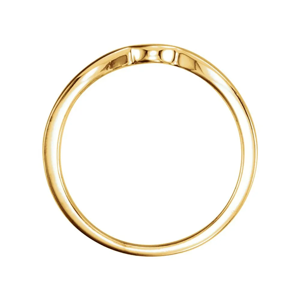 14k Yellow Gold #2 Band for Tulipset® Ring, Size 6