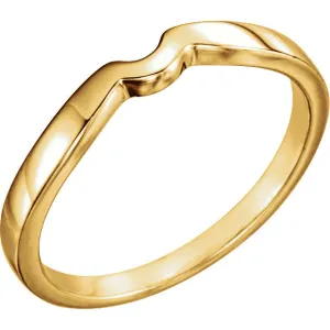 14k Yellow Gold #2 Band for Tulipset® Ring, Size 6