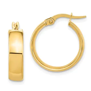 14k Yellow Gold Polished Finish Earrings