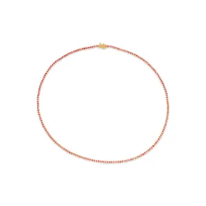 14K Yellow Gold Ruby Neckpiece