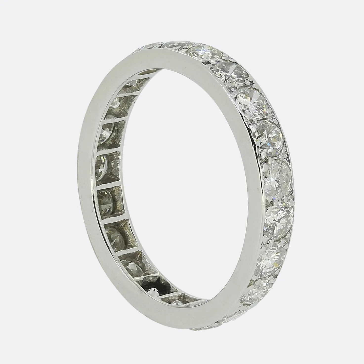 1.68 Carat Diamond Full-Eternity Ring Size N (54)