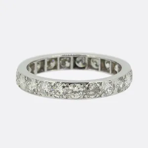1.68 Carat Diamond Full-Eternity Ring Size N (54)