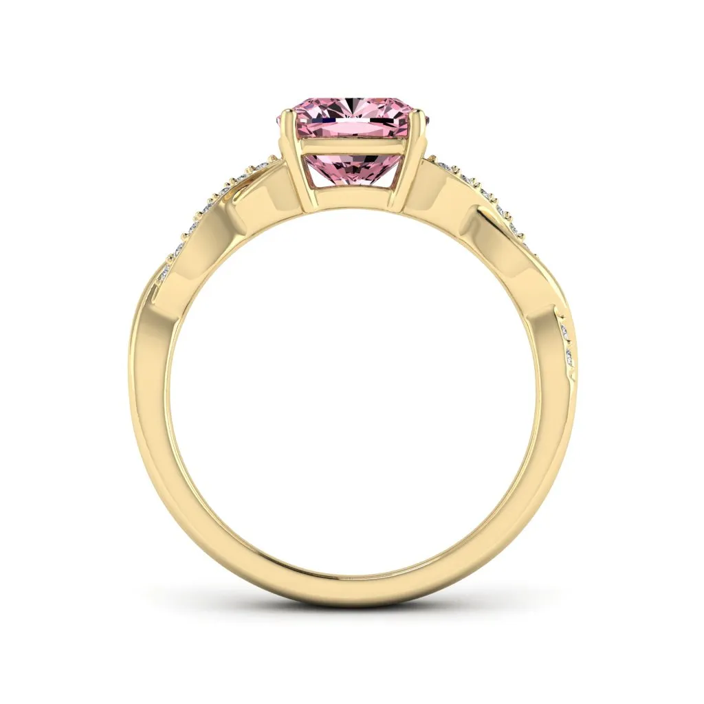 1.79 d.e.w cts Claudia Moissanite Ring