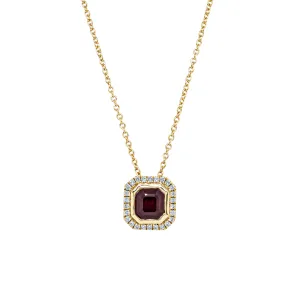18ct Yellow Gold 1.63ct Ruby & Diamond Isla Pendant