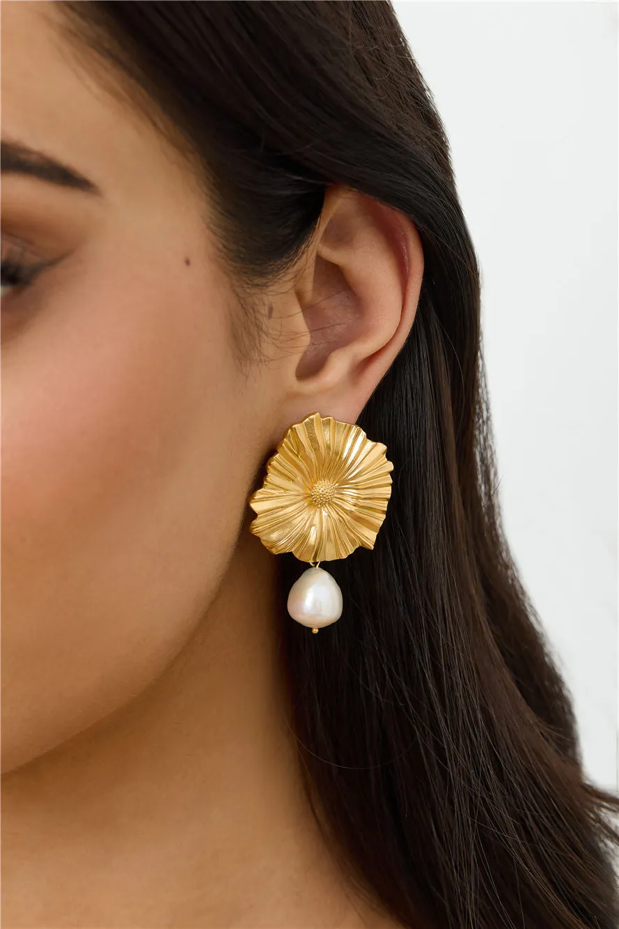 18k Gold Plated Solina Earrings Gold