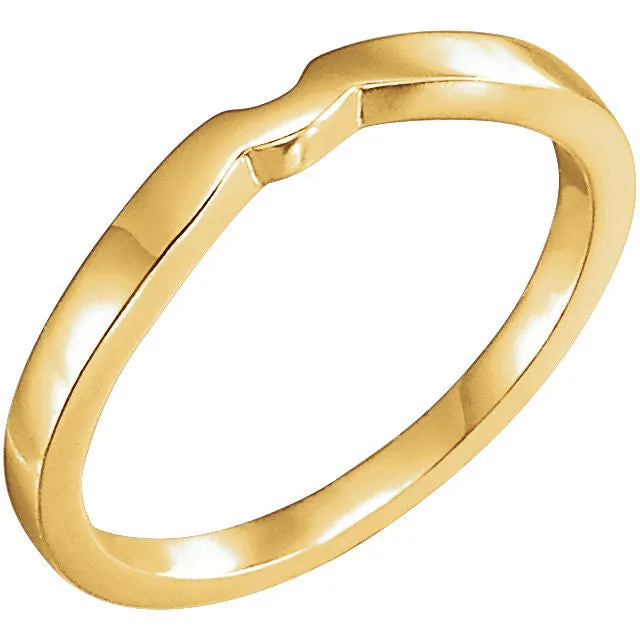 18k Yellow Gold #1 Band for Tulipset® Ring, Size 6