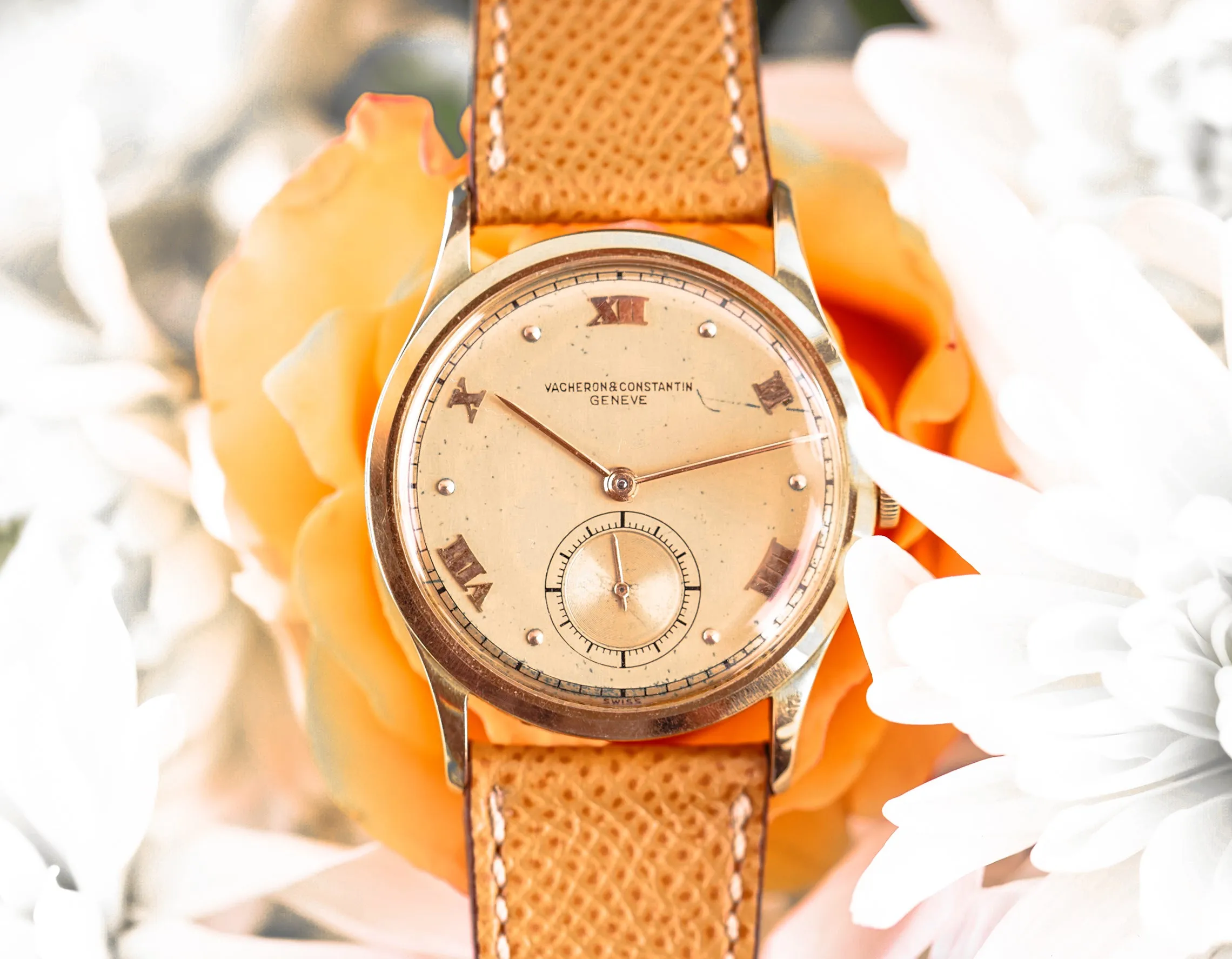 1940s Vacheron Constantin Calatrava Cal. 453 18K Rose Gold