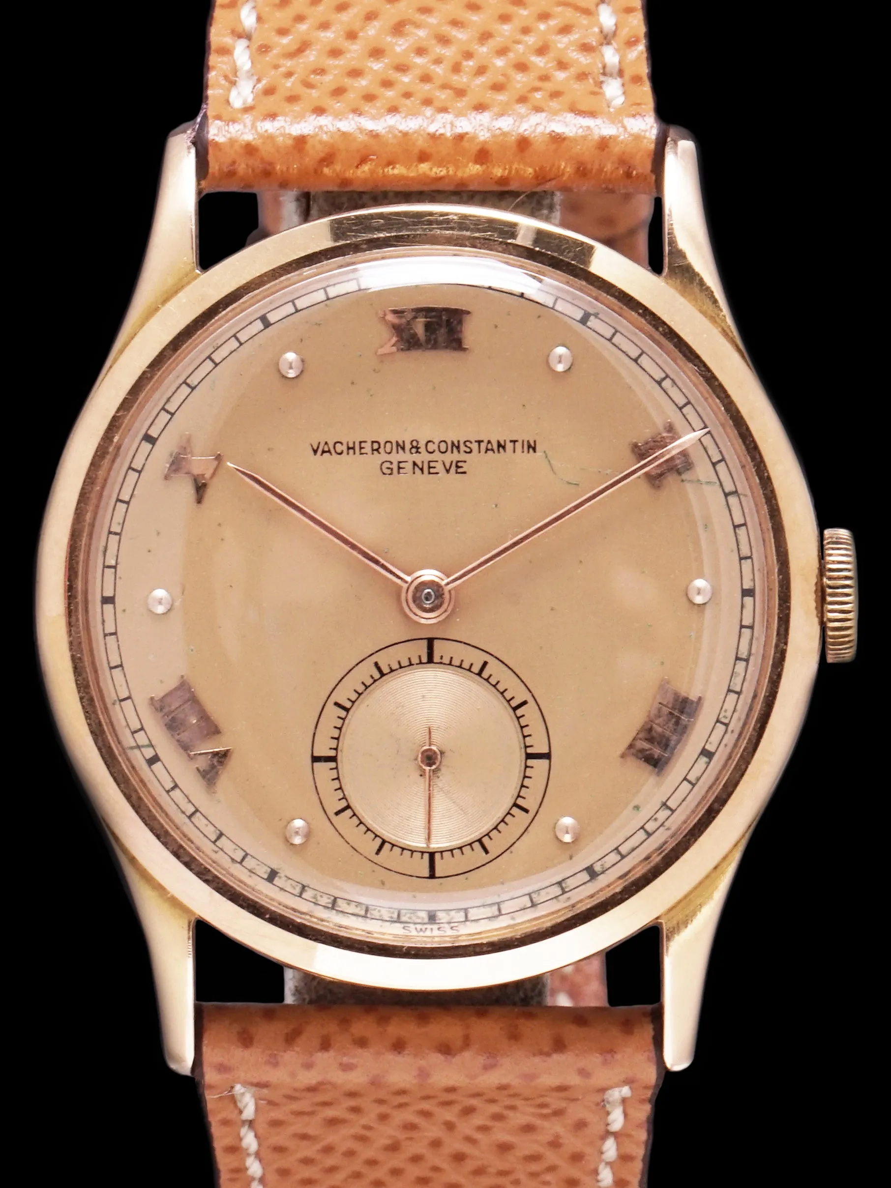 1940s Vacheron Constantin Calatrava Cal. 453 18K Rose Gold