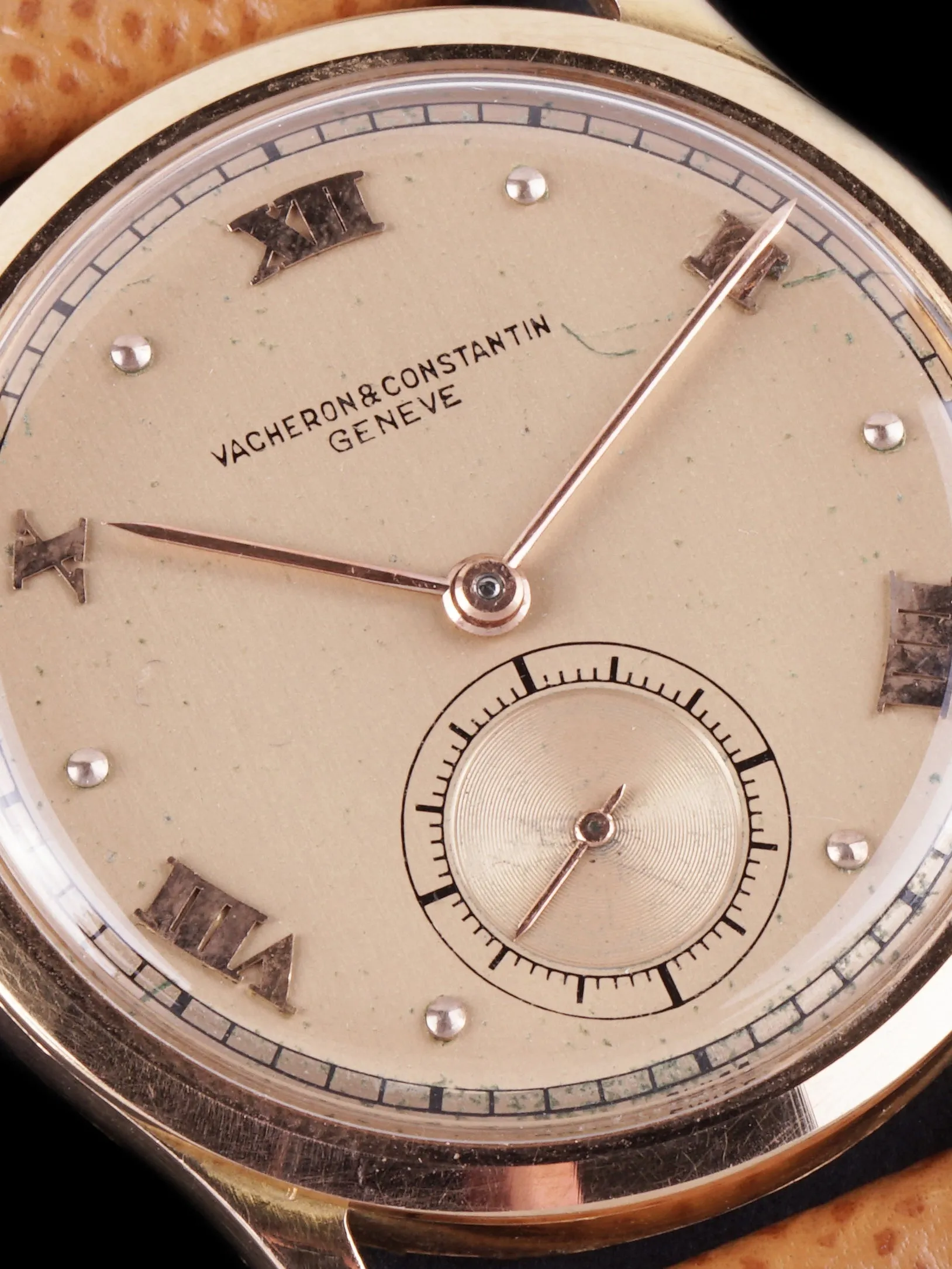 1940s Vacheron Constantin Calatrava Cal. 453 18K Rose Gold