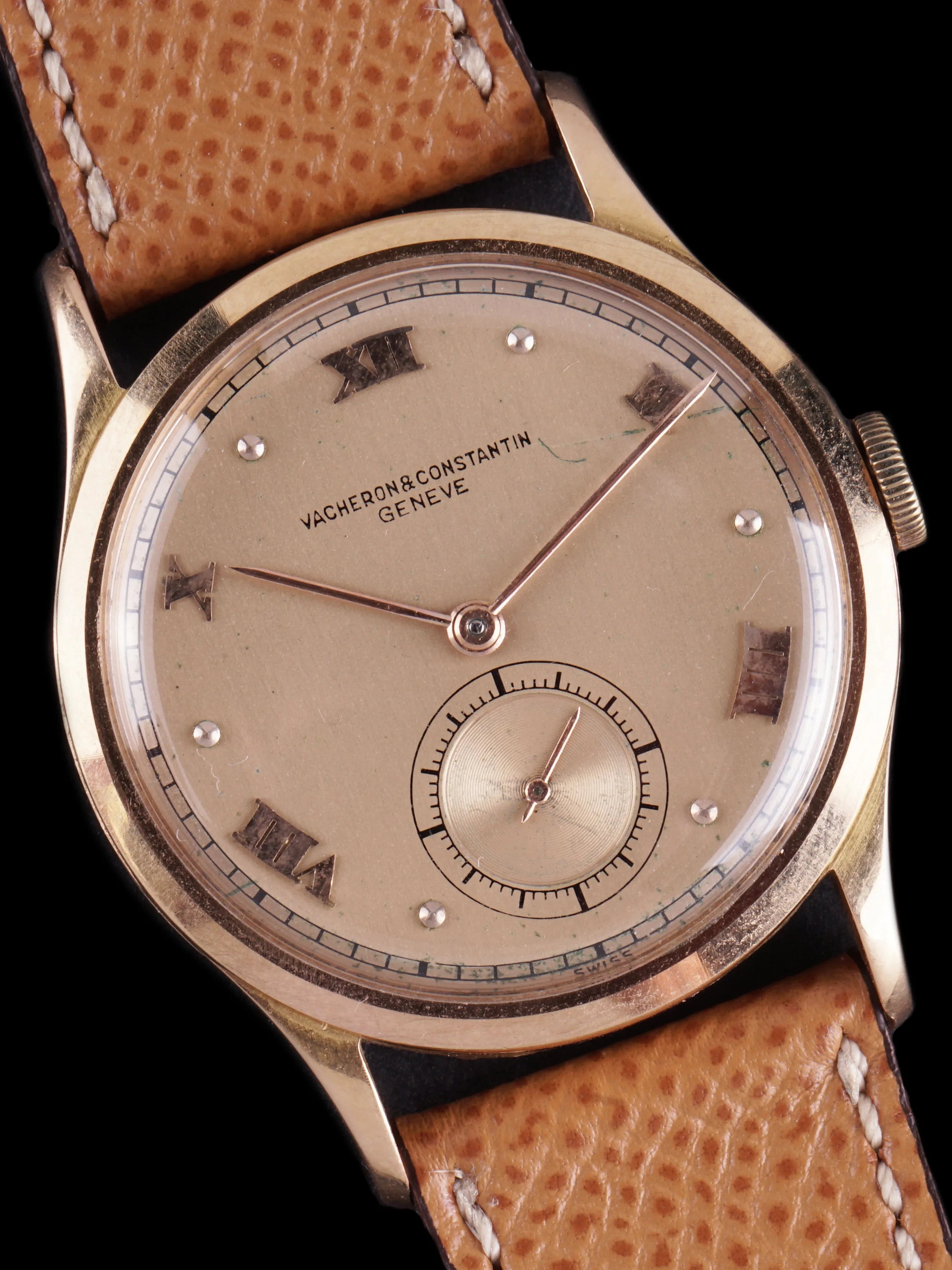 1940s Vacheron Constantin Calatrava Cal. 453 18K Rose Gold