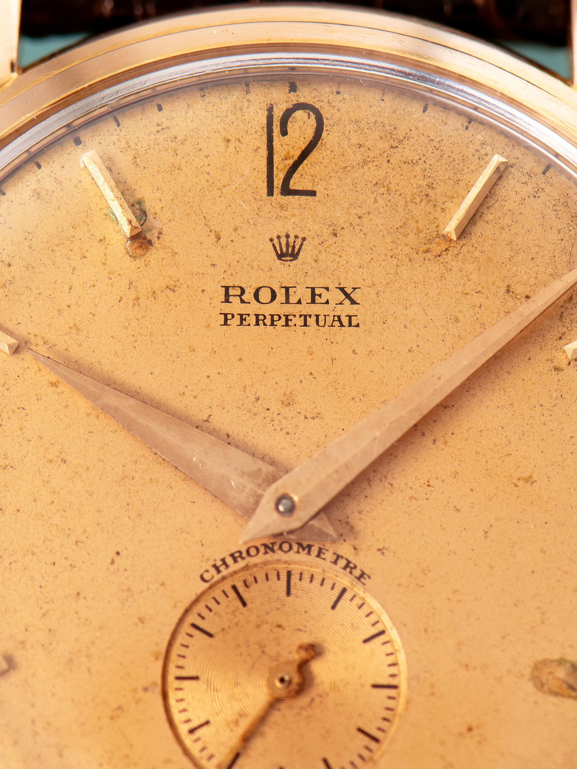 1943 Rolex Perpetual Chronometer 18K RG (Ref. 4134) "Oversized"