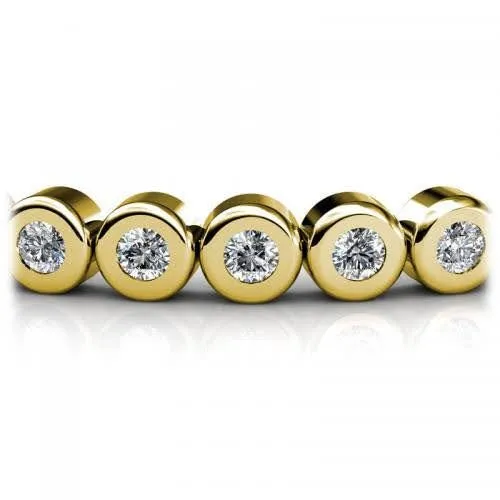 2.00-6.00 CT Round Cut Diamonds - Tennis Bracelet