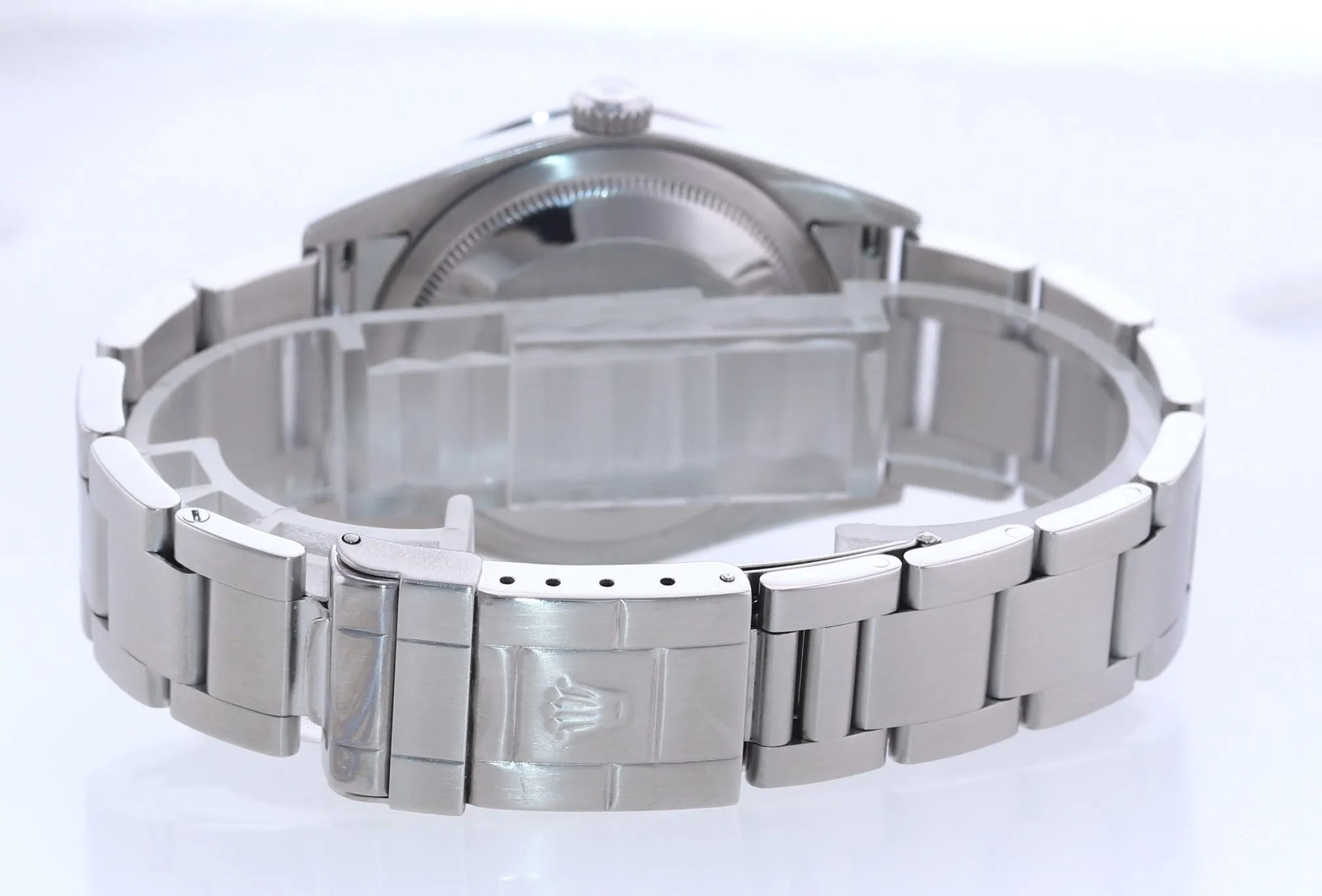 2001 Rolex Explorer I Black 36mm 114270 Steel Black Arabic Lume Watch